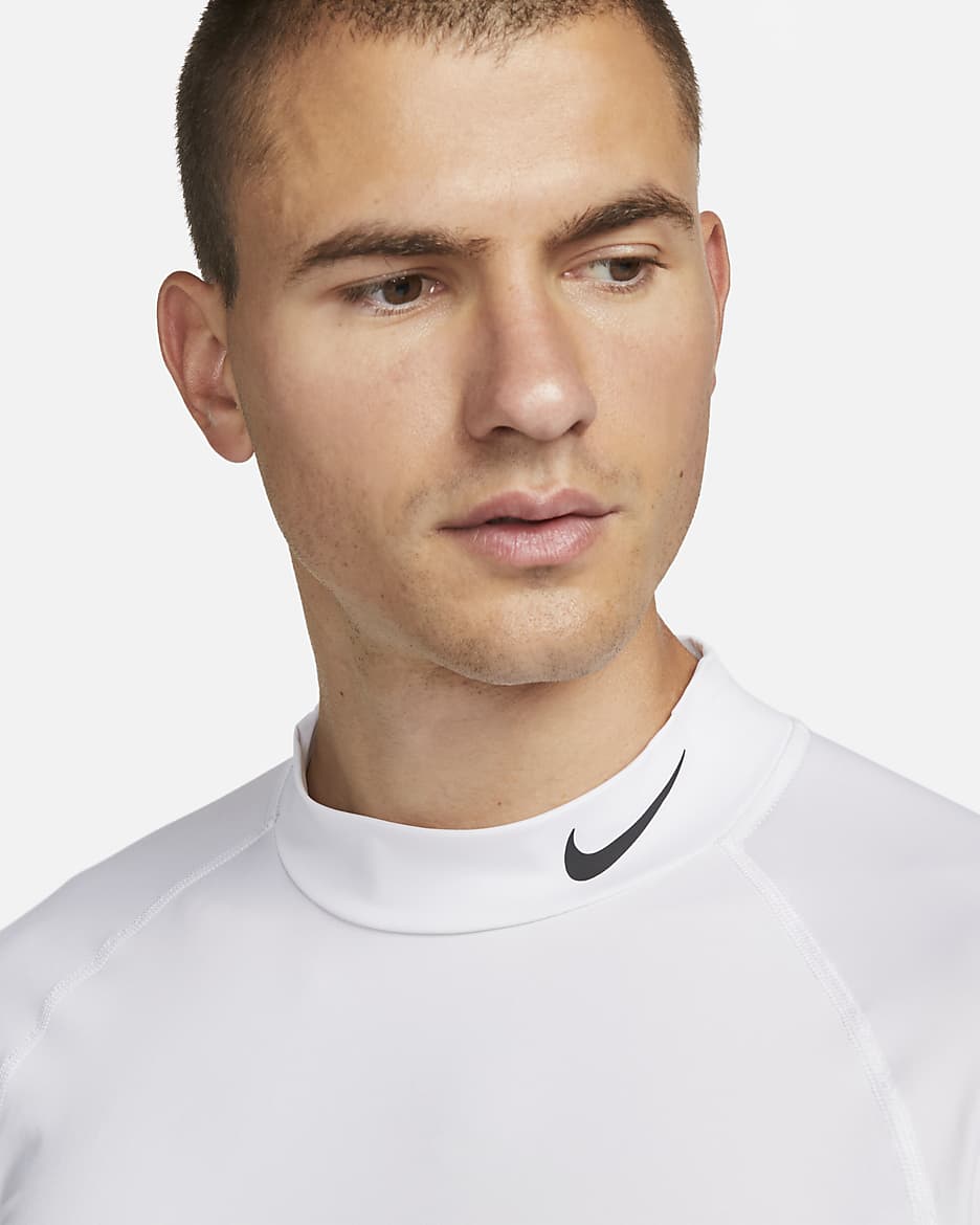 Nike men's long sleeve mock turtleneck best sale